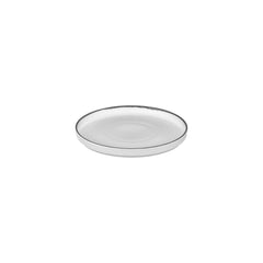 Helix Black dia.9" Round Black Vitrified Plate