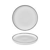 Helix Black dia.10.75" Round Black Vitrified Plate