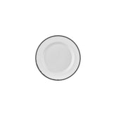 Helix Black dia.8.25" Round Black Vitrified Plate