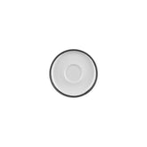 Helix Black dia.6" Round Black Vitrified Saucer