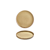 Helix Dune dia.7.5" Round Orange Vitrified Plate