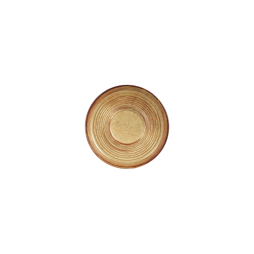 Helix Dune dia.6" Round Orange Vitrified Saucer