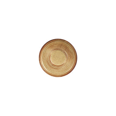 Helix Dune dia.6" Round Orange Vitrified Saucer