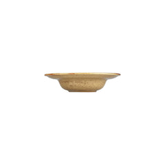 Helix Dune dia.9.75" h:2.25" 14 oz. Round Orange Vitrified Deep Plate