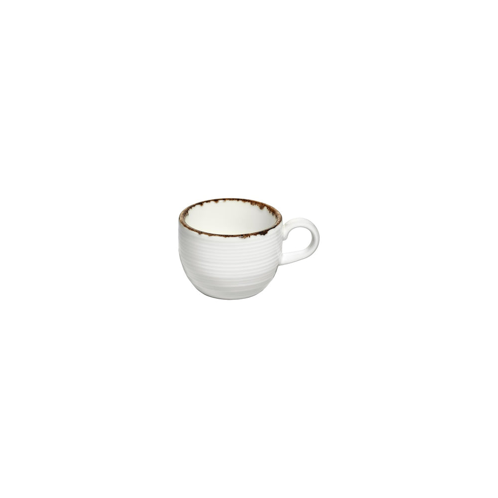 Helix Gleam dia.3.25" h:0" 7 oz. Round Brown Vitrified Cup
