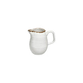 Helix Gleam dia.4.25" h:0" 10 oz. Round Brown Vitrified Sauce Boat