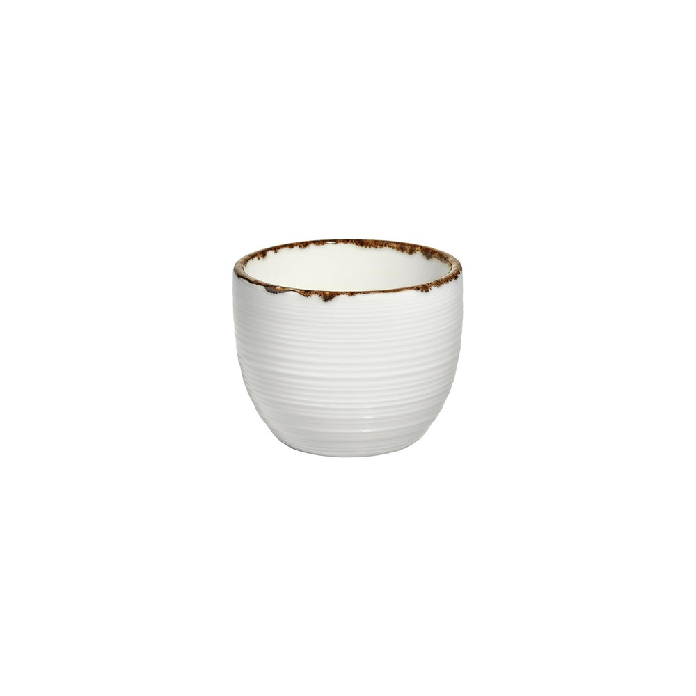 Helix Gleam dia.3.25" h:0" 7 oz. Round Brown Vitrified Cup