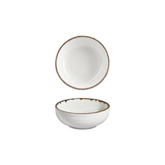 Helix Gleam dia.6.25" h:2.5" 25 oz. Round Brown Vitrified Bowl