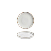 Helix Gleam dia.6.25" Round Brown Vitrified Plate