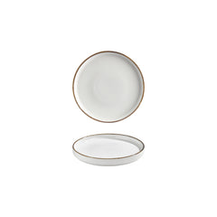 Helix Gleam dia.6.25" Round Brown Vitrified Plate