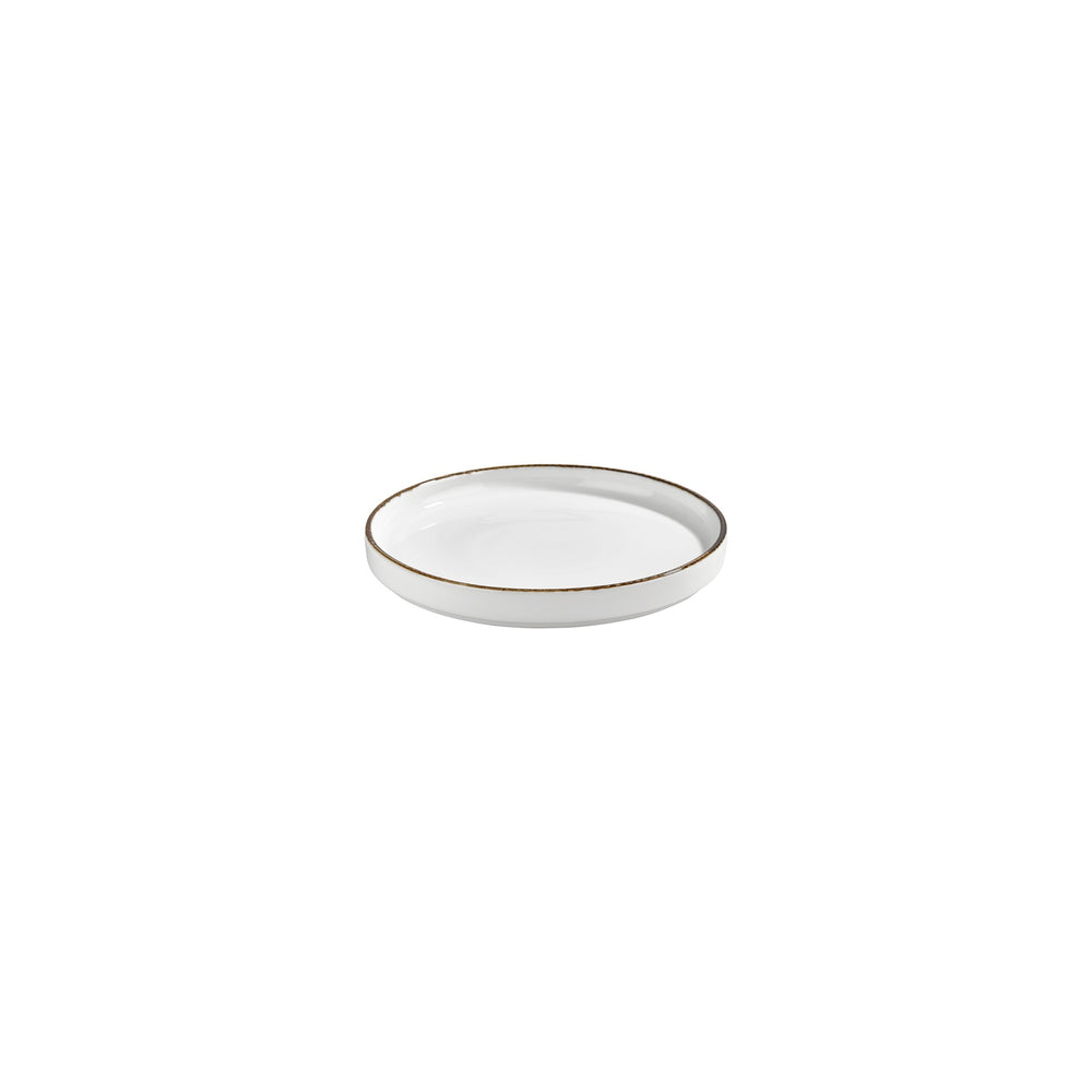 Helix Gleam dia.6.25" Round Brown Vitrified Plate
