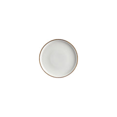 Helix Gleam dia.6.25" Round Brown Vitrified Plate