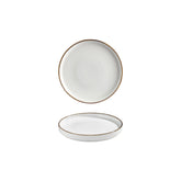 Helix Gleam dia.7.5" Round Brown Vitrified Plate