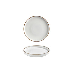 Helix Gleam dia.7.5" Round Brown Vitrified Plate