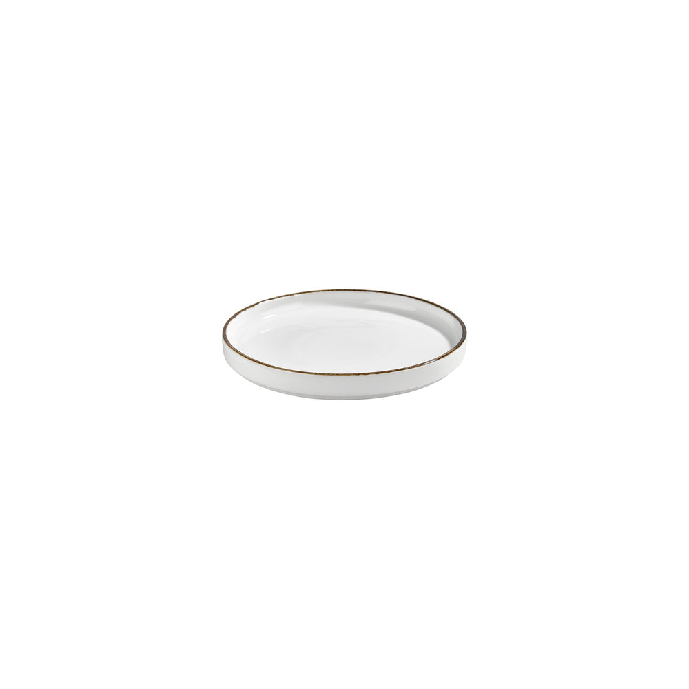 Helix Gleam dia.7.5" Round Brown Vitrified Plate