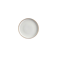 Helix Gleam dia.7.5" Round Brown Vitrified Plate