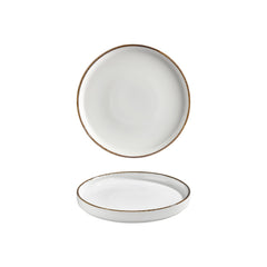 Helix Gleam dia.9" Round Brown Vitrified Plate