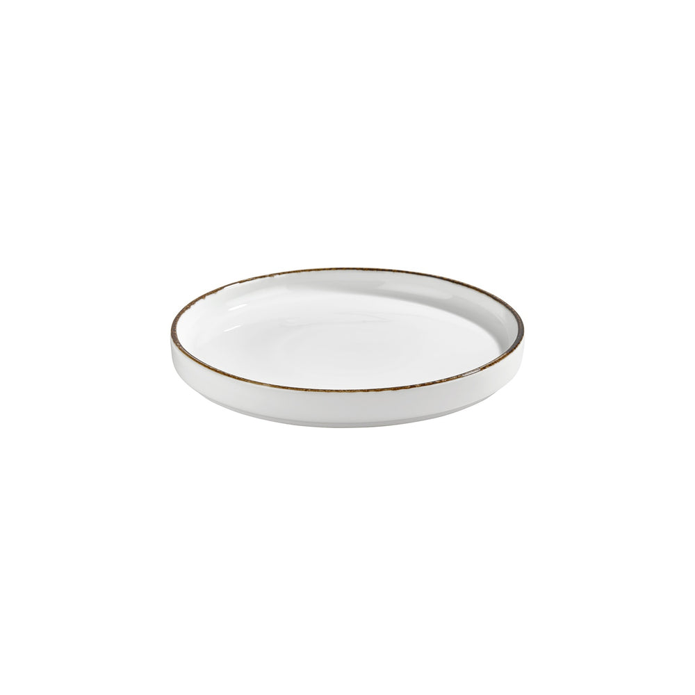 Helix Gleam dia.10.75" Round Brown Vitrified Plate
