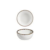 Helix Gleam dia.3.75" h:0" 5 oz. Round Brown Vitrified Bowl