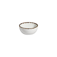 Helix Gleam dia.3.75" h:1.5" 5 oz. Round Brown Vitrified Bowl