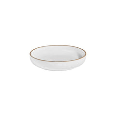 Helix Gleam dia.10.25" h:2" 59 oz. Round Brown Vitrified Deep Plate