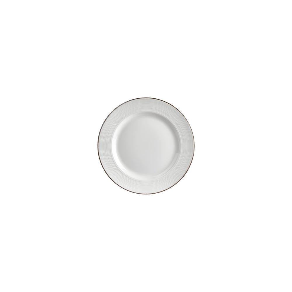 Helix Gleam dia.7" Round Brown Vitrified Plate