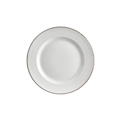 Helix Gleam dia.11.75" Round Brown Vitrified Plate