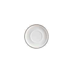 Helix Gleam dia.6" Round Brown Vitrified Saucer