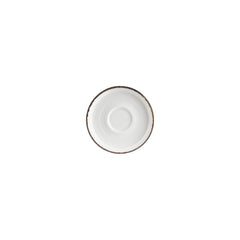 Helix Gleam dia.5" Round Brown Vitrified Saucer