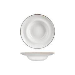 Helix Gleam dia.9.75" h:2.25" 14 oz. Round Brown Vitrified Deep Plate