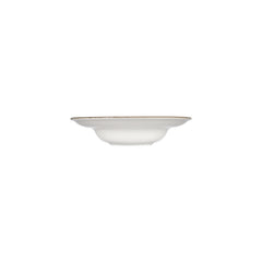 Helix Gleam dia.9.75" h:2.25" 14 oz. Round Brown Vitrified Deep Plate