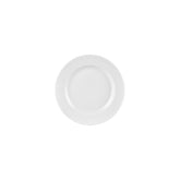 Helix White dia.8.25" Round Warm White Vitrified Plate