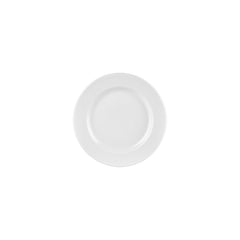 Helix White dia.8.25" Round Warm White Vitrified Plate