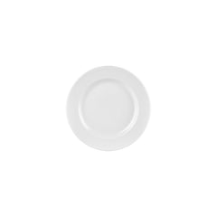 Helix White dia.8.25" Round Warm White Vitrified Plate