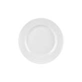 Helix White dia.11.75" Round Warm White Vitrified Plate