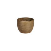 Helix Kaldi dia.3.25" h:2.5" 7 oz. Round Brown Vitrified Cup