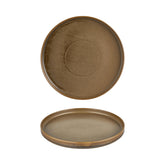 Helix Kaldi dia.10.75" Round Brown Vitrified Plate