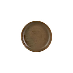 Helix Kaldi dia.9" h:0" 42 oz. Round Brown Vitrified Deep Plate