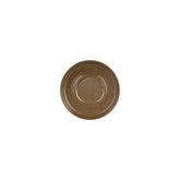 Helix Kaldi dia.6" Round Brown Vitrified Saucer