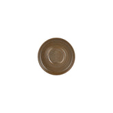 Helix Kaldi dia.6" Round Brown Vitrified Saucer