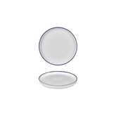 Helix Navy Blue dia.6.25" Round Blue Vitrified Plate