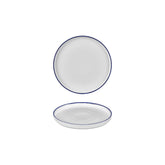 Helix Navy Blue dia.7.5" Round Blue Vitrified Plate