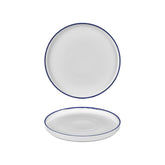 Helix Navy Blue dia.9.75" Round Blue Vitrified Plate