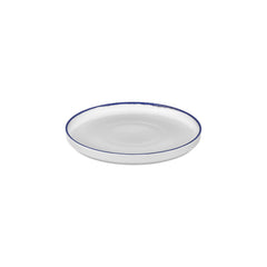Helix Navy Blue dia.10.75" Round Blue Vitrified Plate