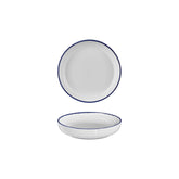 Helix Navy Blue dia.7.5" h:0" 24 oz. Round Blue Vitrified Deep Plate