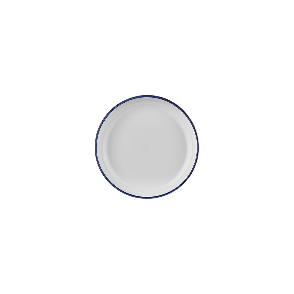 Helix Navy Blue dia.7.5" h:1.5" 24 oz. Round Blue Vitrified Deep Plate