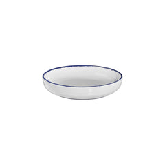 Helix Navy Blue dia.10.25" h:2" 59 oz. Round Blue Vitrified Deep Plate