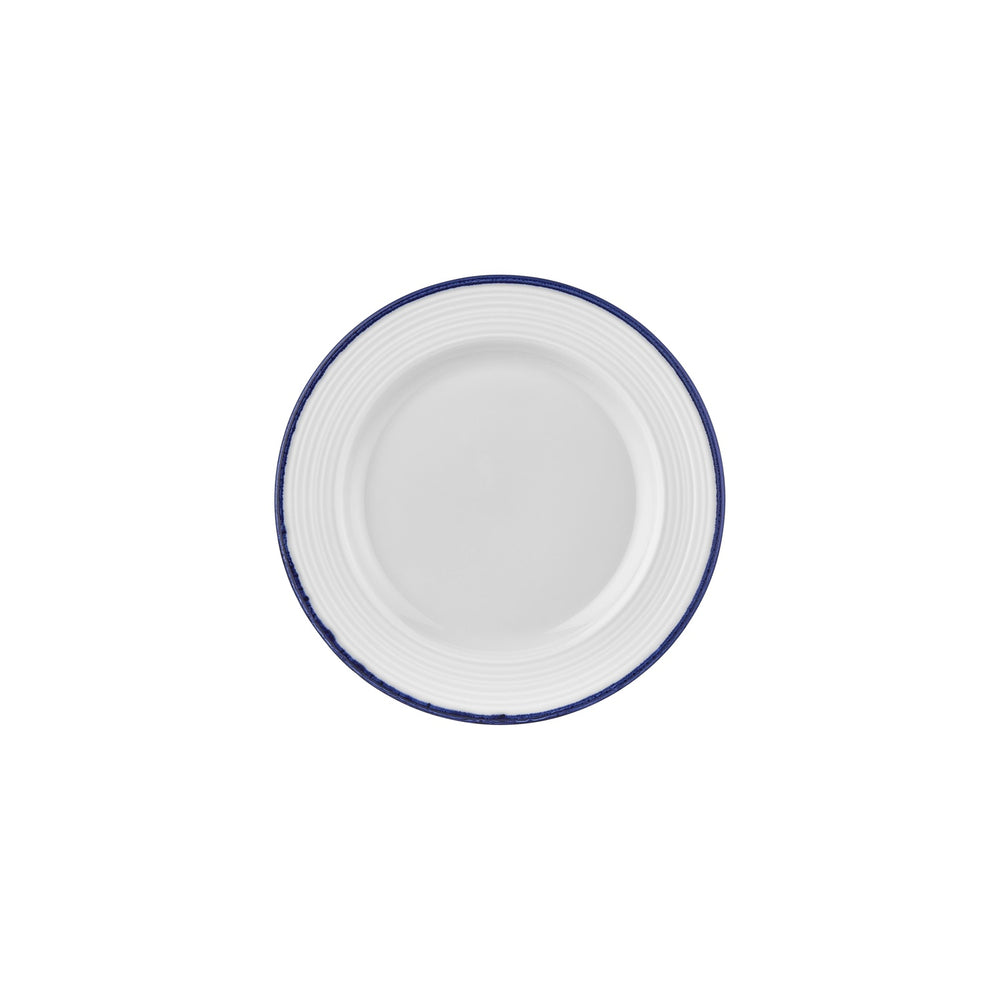Helix Navy Blue dia.9.5" Round Blue Vitrified Plate