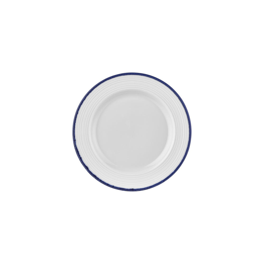 Helix Navy Blue dia.9.5" Round Blue Vitrified Plate
