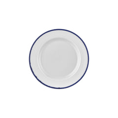 Helix Navy Blue dia.10.75" Round Blue Vitrified Plate